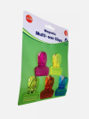 5 X Neon Magnetic Multi Use Clips Fridge Magnets Large Bulldog Clips Notes Memos - Image 4